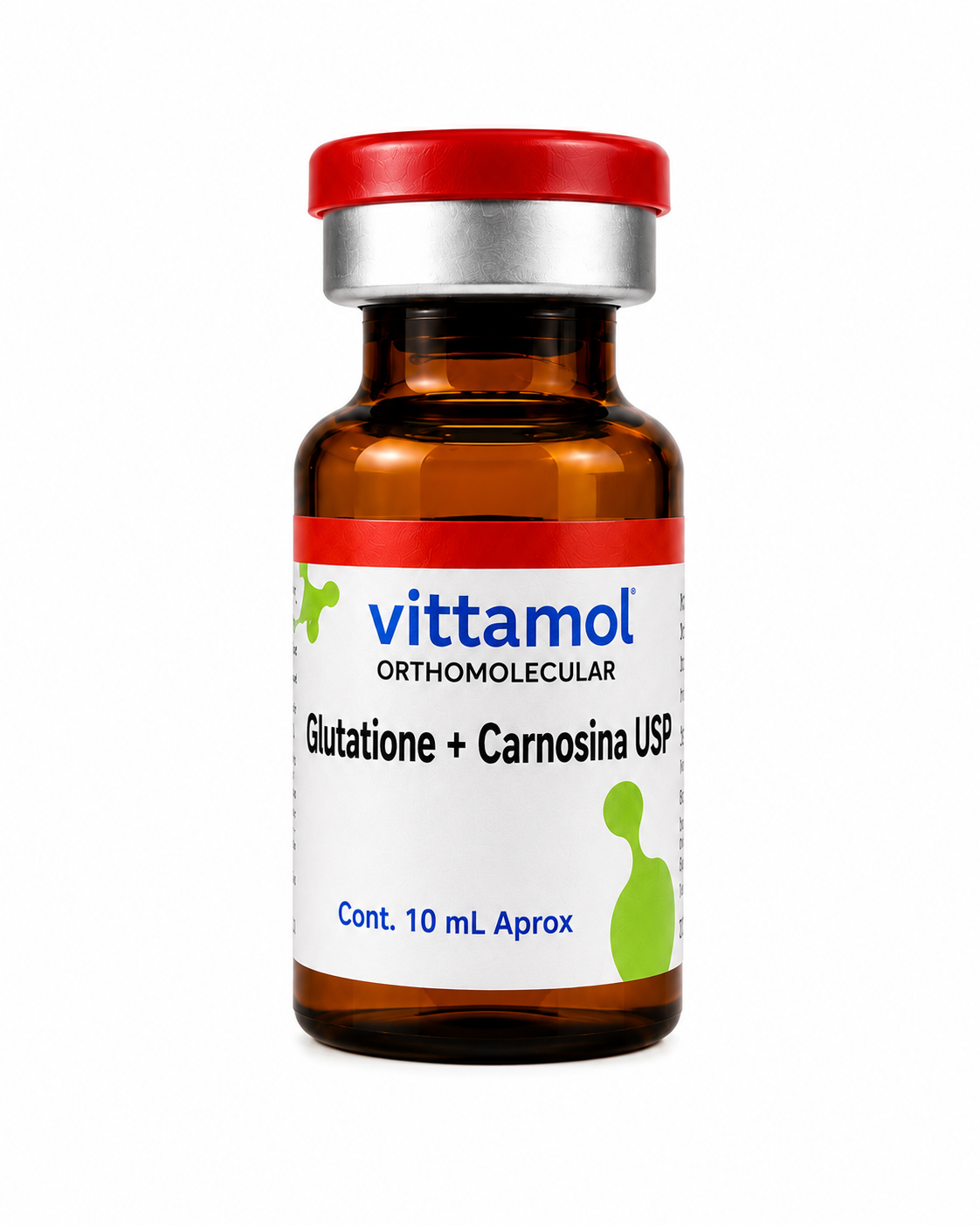 Glutatión + Carnosina USP — VITTAMOL Orthomolecular | Frasco de 10 mL