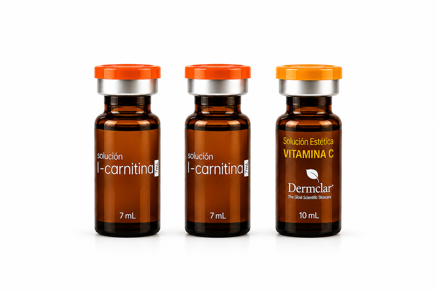 Combo 2 L-Carnitina (7 mL c/u) + Vitamina C (10 mL) | Energía, Metabolismo y Bienestar