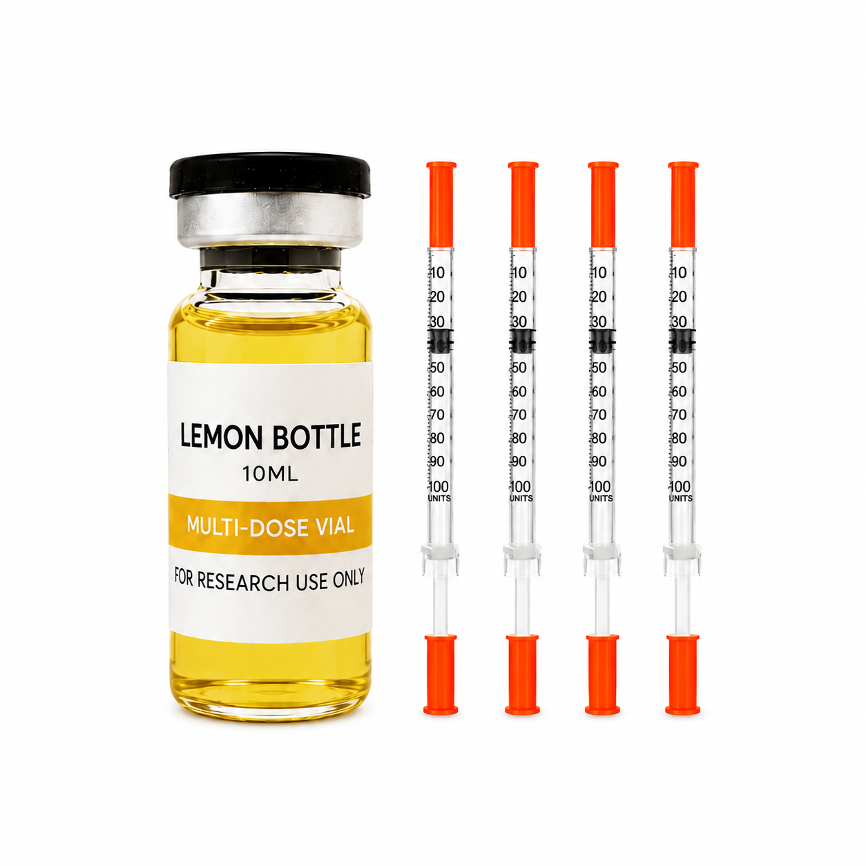 Lemon Bottle | Paquete de 4 Inyecciones Pre Llenadas de 1 mL
