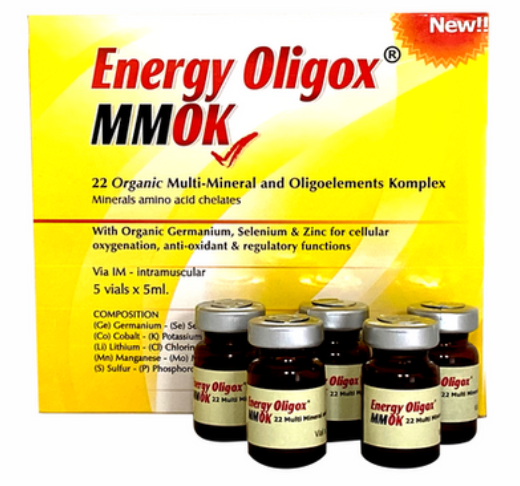 Energy Oligox Caja x 5 viales x 5mL